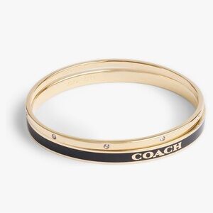 Coach Black and Gold Bracelet